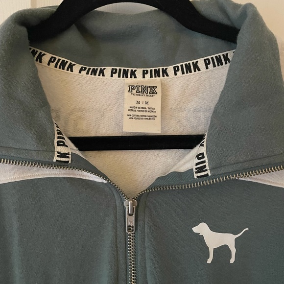 Victoria Secret PINK Quarter Zip Sweater - Picture 2 of 5